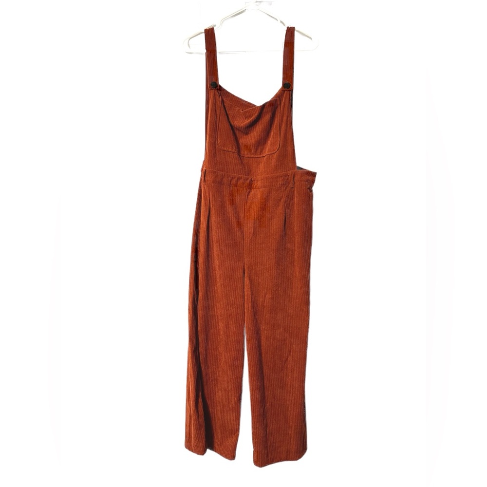 Pink Lily Corduroy Overalls
